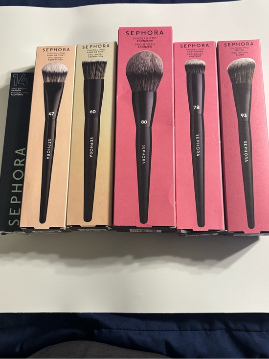 Sephora Other - 6 Sephora Pro Brush Set 2 foundation 1contour 1blush 1bronzer 1powder 1eyeshadow